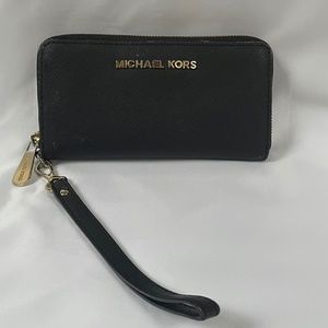 Black Michael Kors Wristlet